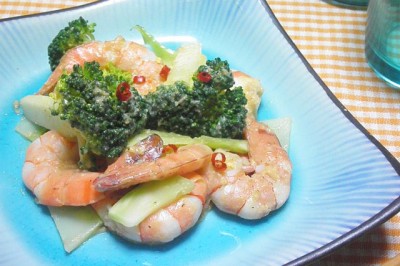 11/23～29のダイエットレシピは『海老とブロッコリーの炒めもの』！