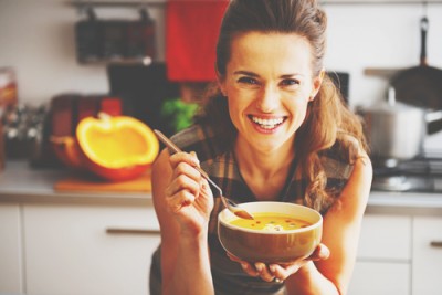 血液型別・痩せるスープ　A型はカボチャミソスープ！