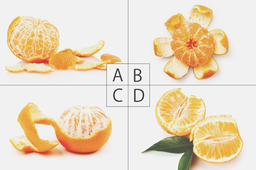 【心理テスト】ミカンの皮のむき方でわかる、あなたの玉の輿願望