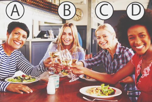 【心理テスト】女子会で写真を撮るときのポジションでわかる自己顕示欲の強さ