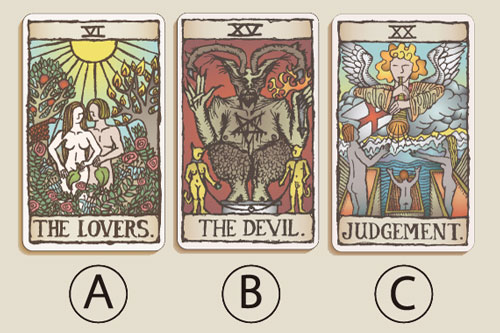 【タロット占い】裸になるとしたらどのタロットのシーンを選ぶ？　答えでわかる本当のあなた