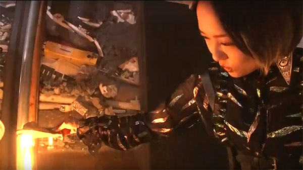 直接骨を火に炙るという方法でリトライ