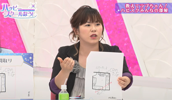 霊の通り道（赤い矢印）を指摘するパシンペロンはやぶさ