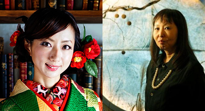 そまり百音（左）、小泉茉莉花（右）