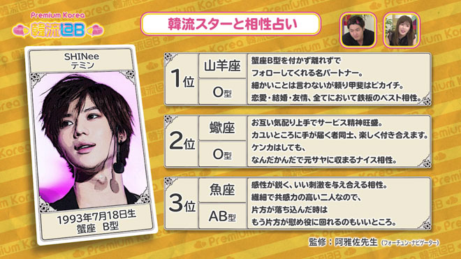 相性ベスト3はこちら！