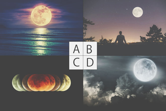 【心理テスト】「月の風景」好きなのはどれ？　答えでわかる選択に迷ったときの行動
