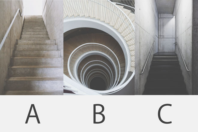 【心理テスト】2人の未来につながる階段はどれ？　答えでわかる、結婚後の彼の姿