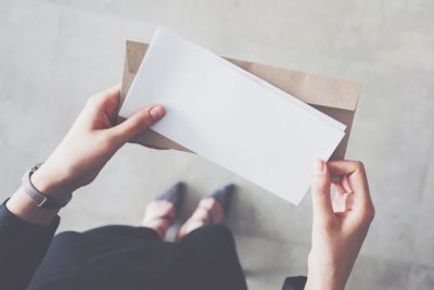 【心理テスト】封筒に入っていたメッセージでわかる自己評価