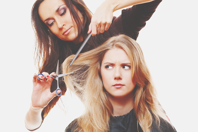 血液型【ヘアカットがイマイチだったら？】O型は「気に入りました」といいながら顔は不機嫌！