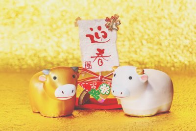 2021年の干支・丑の置物を飾ると仕事運アップ！