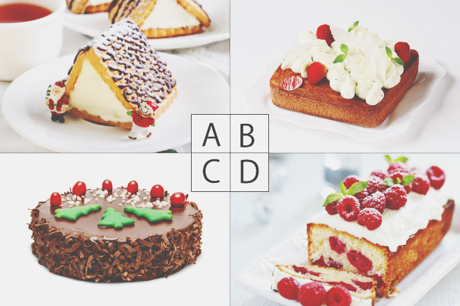 【心理テスト】クリスマスケーキ、どれにする？　答えでわかるあなたの長所