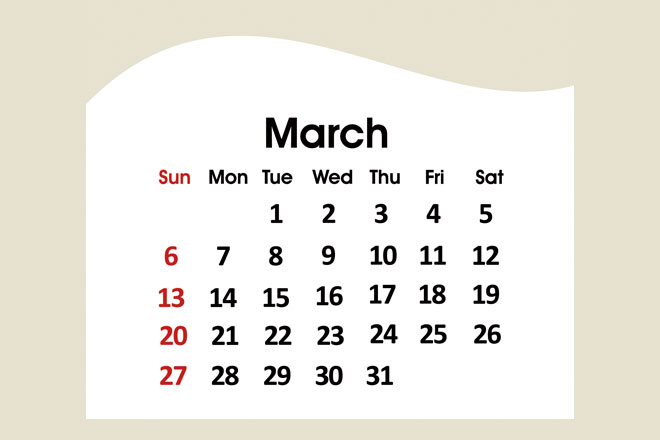 【3月の開運日カレンダー】26日は「寅の日」「天赦日」「一粒万倍日」のトリプルラッキーデー！