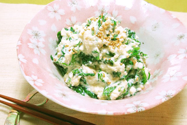 【ムーンダイエット】12/30～1/5蟹座の満月レシピは抗酸化作用が高い『春菊の白和え』！