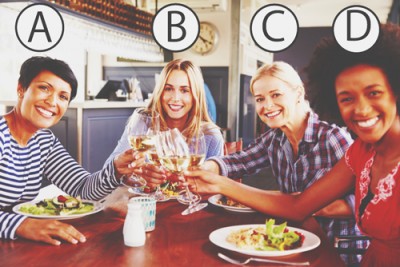 【心理テスト】女子会で写真を撮るときのポジションでわかる自己顕示欲の強さ