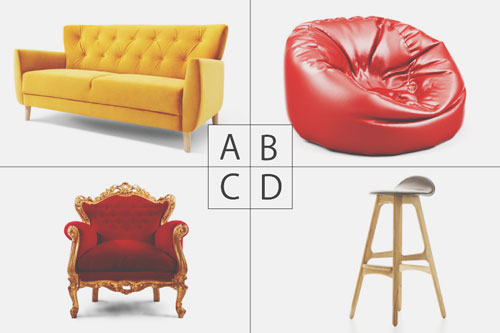 【心理テスト】新居に置きたいイスでわかる、結婚相手に対する振る舞い方