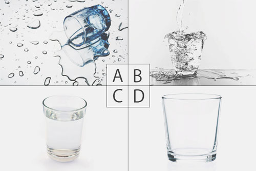 【心理テスト】コップと水、どんな状態を想像した？　答えでわかる愛の欲求不満度