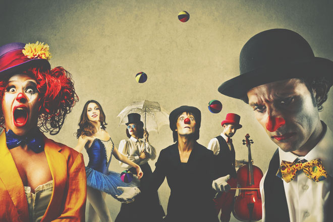 パフォーマンス力がわかる【サーカス占い】サーカス団員にたとえると、どのタイプ？