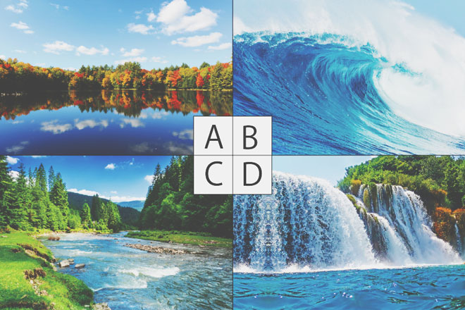 【心理テスト】好きな水の風景写真でわかる、あなたが放つオーラ