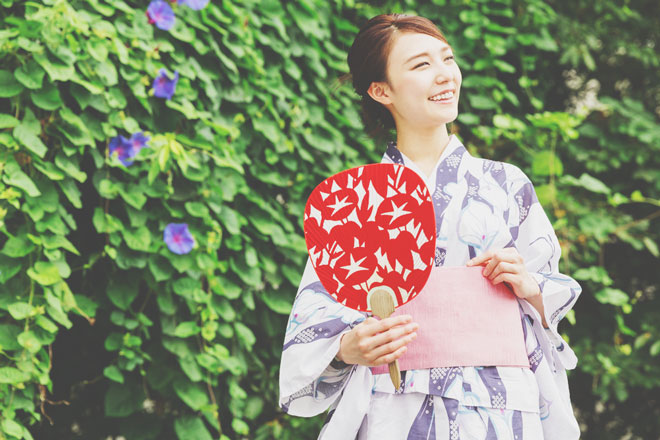生年月日で占う【夏美人アイテム】運命数8は「浴衣」で奥ゆかしい夏美人に！