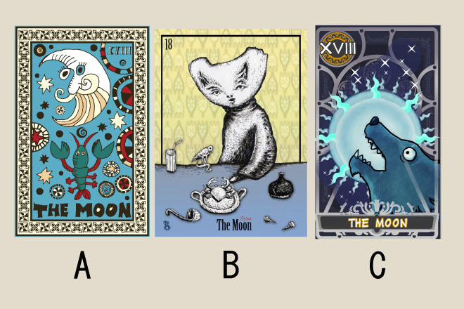 【タロット占い】選んだ「月」のタロットカードでわかる、あなたのツンデレ度