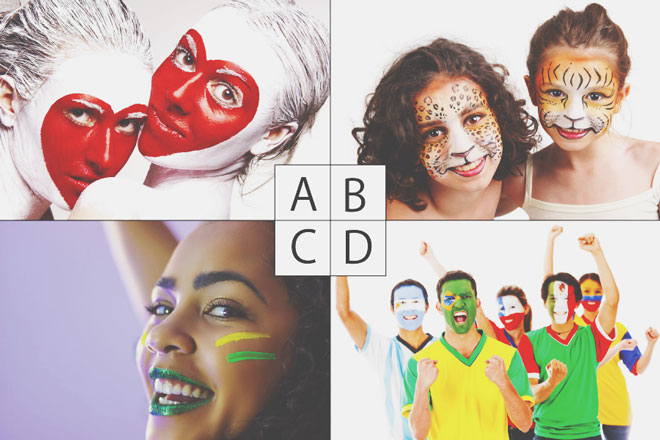 【心理テスト】やってみたいフェイスペイントでわかる、あなたのイメージ戦略法