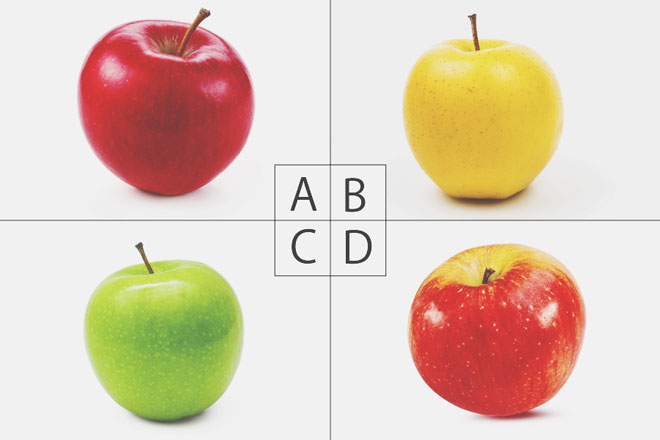 【心理テスト】頭のよくなるリンゴはどれ？　答えでわかるあなたの浅知恵度