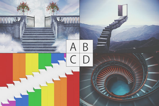 【心理テスト】「大人の階段」はどれ？　答えでわかる、あなたの上手な育て方