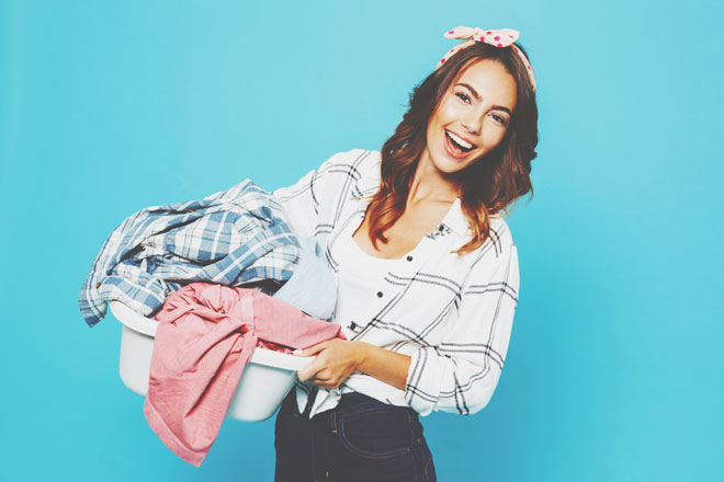 血液型【洗濯の仕方】あるある　O型は洗濯物をためこんで休日に一気に洗う！