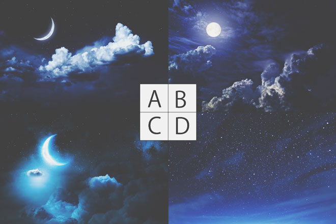 【心理テスト】空を見上げて浮かんでいた月は？　答えでわかるこの秋の運勢