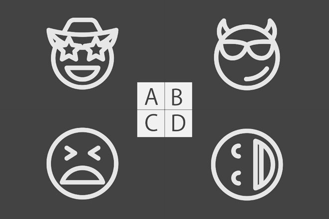 【心理テスト】あなたっぽい顔スタンプはどれ？　答えでわかる、ぴったりのキャラ変