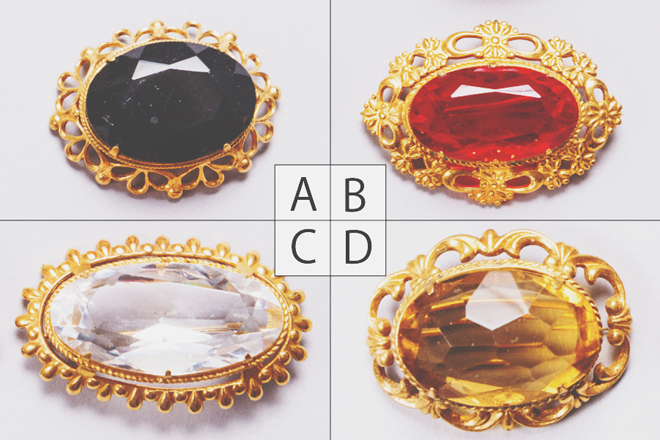 【心理テスト】選んだブローチでわかる、あなたがなくしてしまったもの