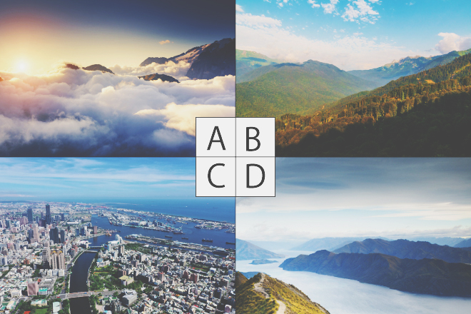 【心理テスト】山頂から見えた景色はどれ？　答えでわかる、あなたの燃え尽き度