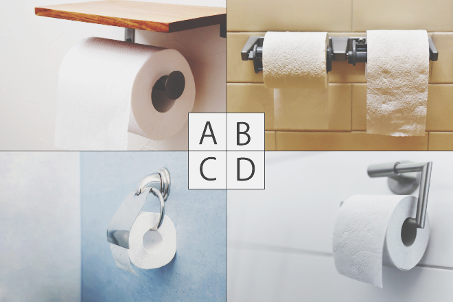 【心理テスト】好きなトイレットペーパーホルダーはどれ？　答えでわかる不始末への向き合い方