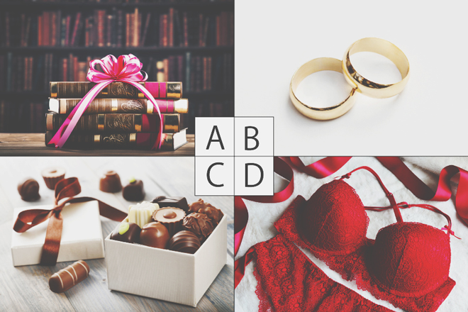 【心理テスト】恋人からもらいたくないプレゼントは？　答えでわかる、あなたの裏の部分